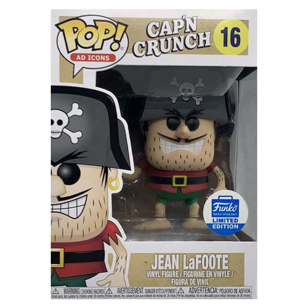 Funko POP #16 Ad Icons Captain Crunch Jen LaFoote Exclusive Figure